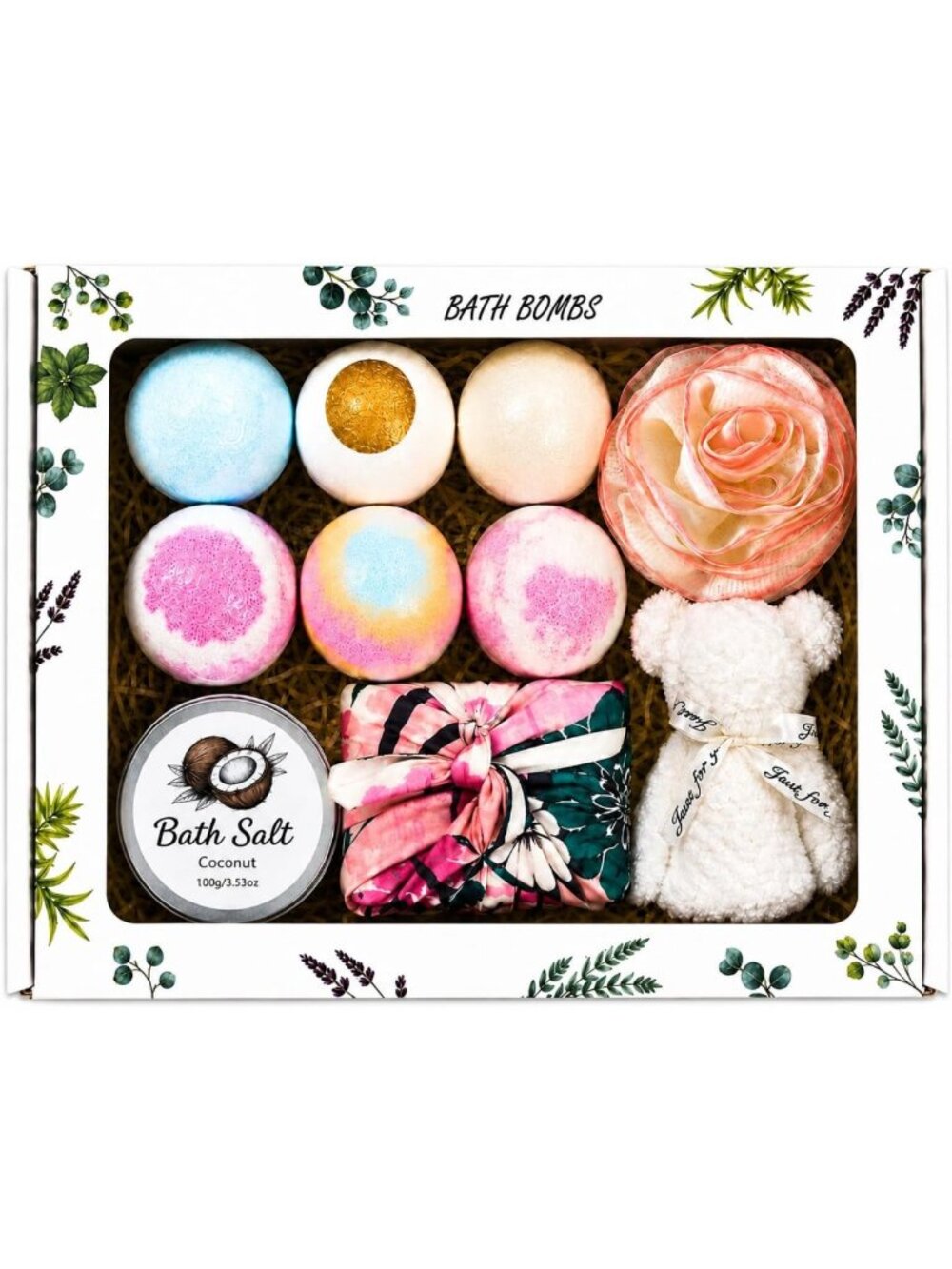 Indulge in Self-Care: 13-Piece Bath Bombs & Spa Gift Set with Handmade Soap